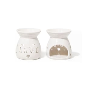 ابيض – LOVE – مبخرة زيت عطري