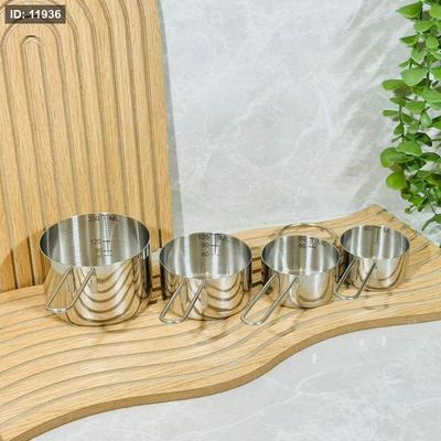 طقم عيارات مدور60مل-250مل K92/20 ستانلس ستيل لميع =VGR4