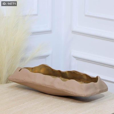 جاط فواكة مستطيل 45*18سم موكا بابلز BRG-24971A نحاس هندي %ه11