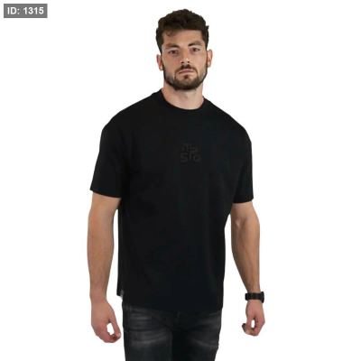 TRESQUALI Oversize terture urbant T-sheirt - blk
