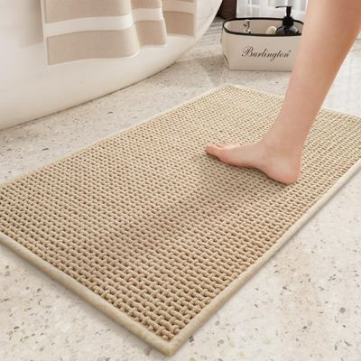 دعسه / دعاسة معكرونة مجدل مجدول ارضية جلد سادة مقاس 50 × 80