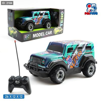 سيارة سباق ريموت كنترول مع إضاءة LED جيب رانجلر (Jeep Wrangler)