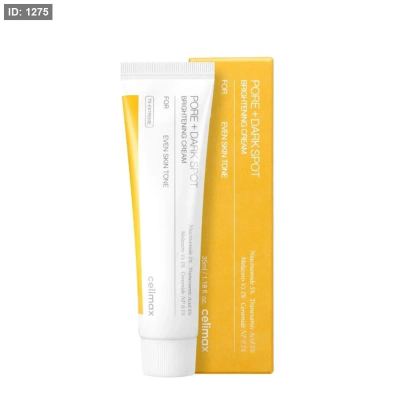سيليماكس – كريم تفتيح وتوحيد لون البشرة والمسام Celimax Pore + Dark Spot Brightening Cream – Even Skin Tone & Pore Care