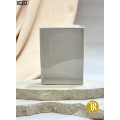علب كرتون مع غطاء شفاف (3*12*9) 10 قطع