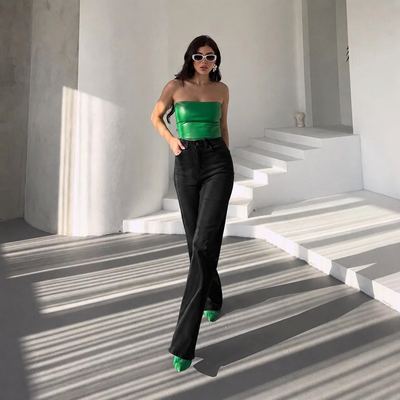 High Waist Wide Leg Jeans