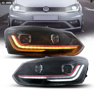 ضوء امامي VW POLO 2011-2015 شكل الـ 2024 أحمر
