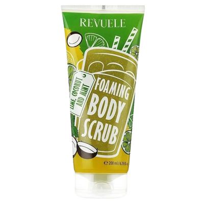 REVUELE FOAMING BODY SCRUB - Lime, Coconut and Mint 200ml
