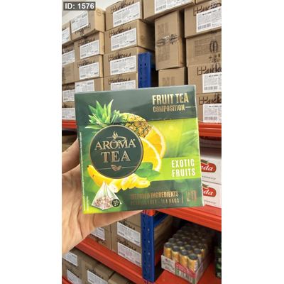 شاي فواكه عطري بنكهة الفواكه الاستوائية من ماركة "أروما تي" (Aroma Tea)