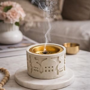 قالب سيليكون مبخرة اسطوانية تصميم شرقي- E670
