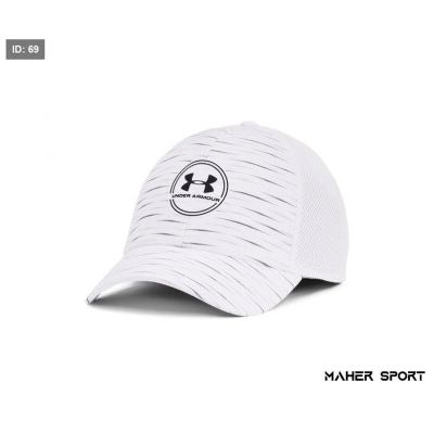 Mens cap Under Armour ISO-CHILL DRIVER MESH white