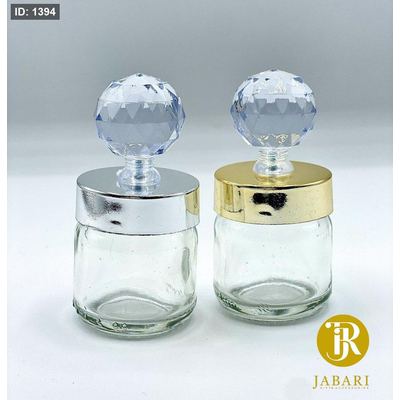 مطربان زجاج غطاء معدن