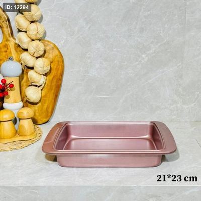 صينية المنيوم مستطيل 23*21 سم خمري حيف عالي K106/2 =ك2