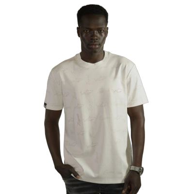 FADED PATTERNT T-Shirt-White