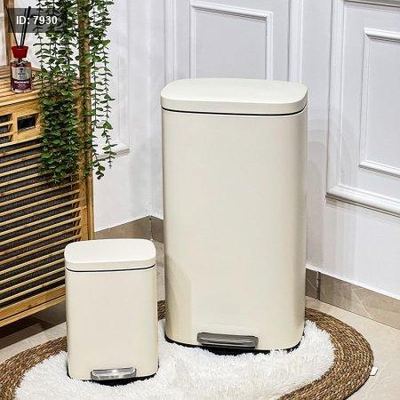 طقم سطل دعسة /2 تنك بيج مستطيل 30*5لتر مع دلو QJH1630+1605BG+طA5