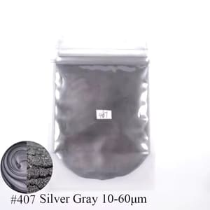 ملون مايكا لون رمادي Silver Gray- 500g