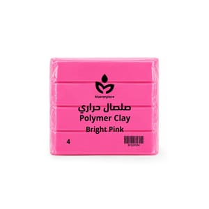 قطع صلصال حراري لون Bright Pink #4