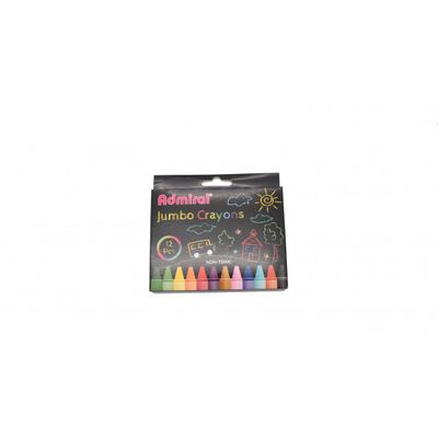 ألوان شمع 12 لون عريض Admiral Crayons