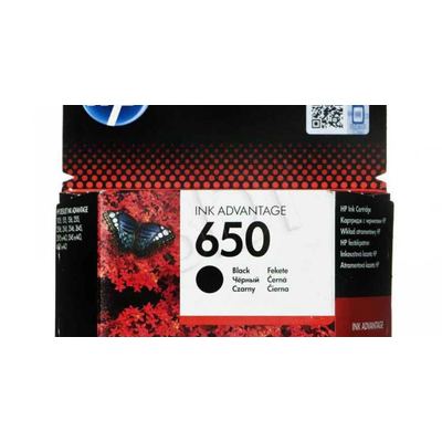 حبر   طابعة أسود  hp 650  Black  CZ101AE