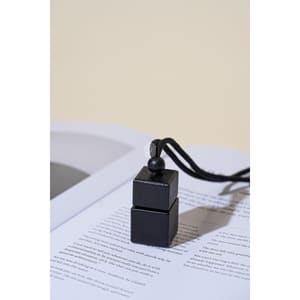 علبة معطر سيارة أسود