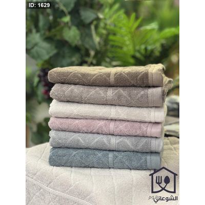 بشكير قطن مخطط 50*90 CM