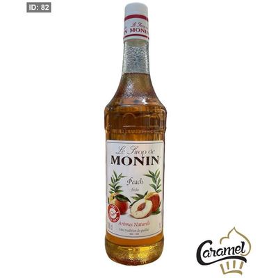 مركز نكهة بطعم الخوخ من شركة MONIN بحجم 1 لتر