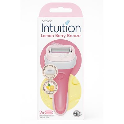 شفرات Schick Intuition برائحة ليمون وتوت