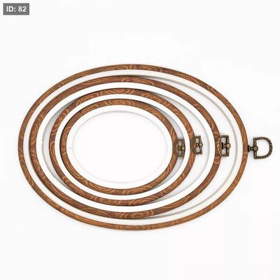 اطارات تطريز جلد PVC بيضاوي
