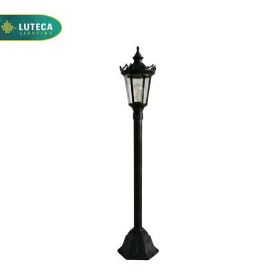 فانوس عامود مفرد اسود LUTECA 9500-004-44