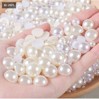 خرز لولو نص حبة سكري 6mm