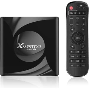 رسيفر اندرويد X88 PRO 13 Android tv 8K 4GB RAM / 32GB
