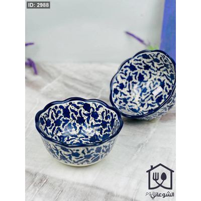 زبدية خزف بورسلان مشرنف
