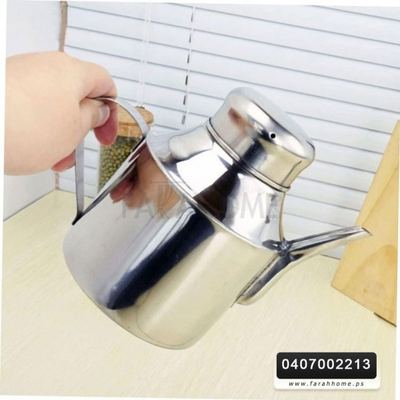 ابريق زيت ستانليس ثقيل حجم32