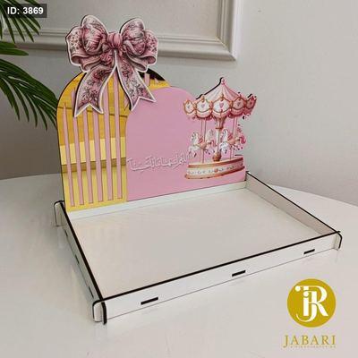صواني خشب (26*34) & ضهر (22*34) CNC طباعة UV