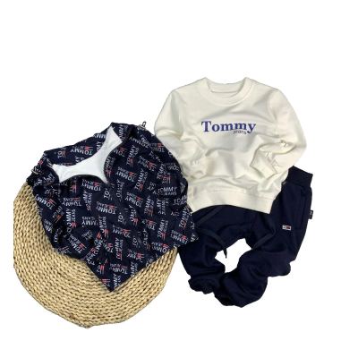 بدلة عملي 3 قطع جاكيت مبطن tommy 8602