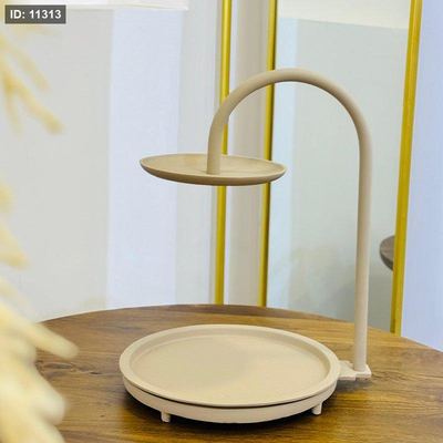 ستاند كيك مدور 2 طبقة 40سم 89238 يد قوس BEIGE هندي %ه9