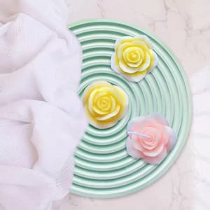 T662 – قالب سيلكون كوستر دائري- قطر 25 سم