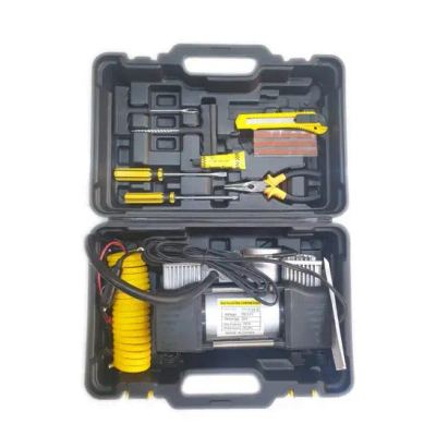 Air Compressor 150PSI-منفاخ سيارة  مع طقم عدة -راسين