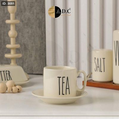 طقم 6 كاسات شاي +متكات