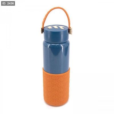 مطرة ماء 490مل ستانلس ستيل يد وقاعدة سلكون BL95/7 ={}