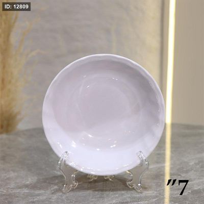 سلطية 7" ميلامين ابيض ASC603-W ++ج