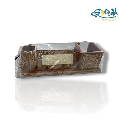 قاعدة مكتب خشبي سوري حجم كبير