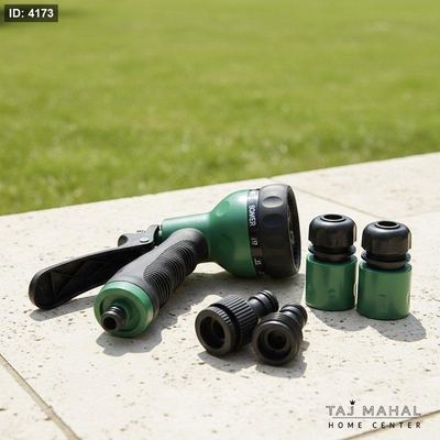 مسدس رش ماء ضغط عالي ومجموعة وصلات