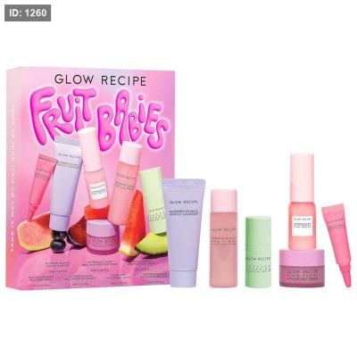 Glow Recipe – Fruit Babies Kit : مجموعة جلو ريسبي فruit Babies المصغّرة للعناية وترطيب البشرة