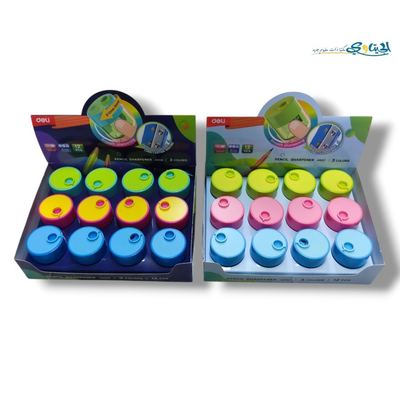 برايات اشكال مزدوجة برميل شفاف DELI