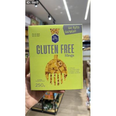 معكرونة باستا حلقات rings لايت بايت (Lite Bite) خالي من الجلوتين وزنها 250 غرام