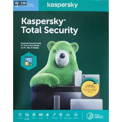 Kaspersky Total Security Latest Version- 1 Users, 1 Year