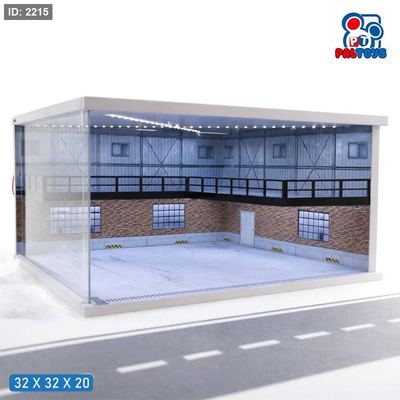كراج سيارات LED مع منصة عرض