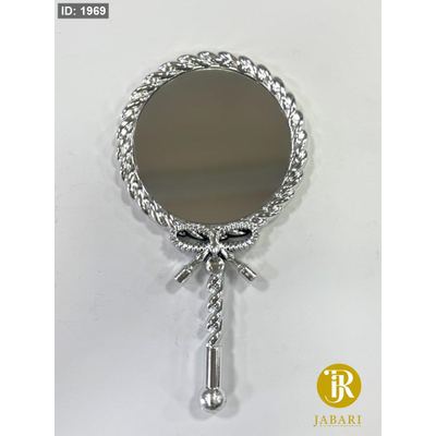 مراية بلاستيك فضي - 15cm