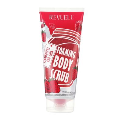 REVUELE FOAMING BODY SCRUB - Strawberry and Chia 200ml