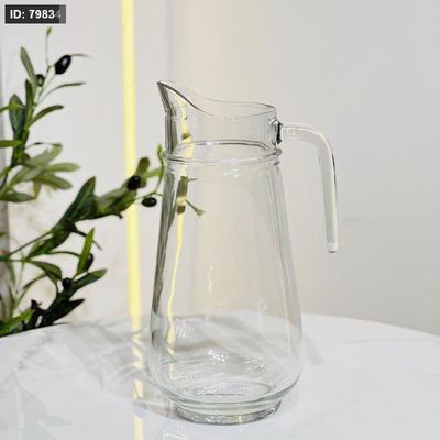 كوز ماء زجاج ساده ملس k90/14=ض7